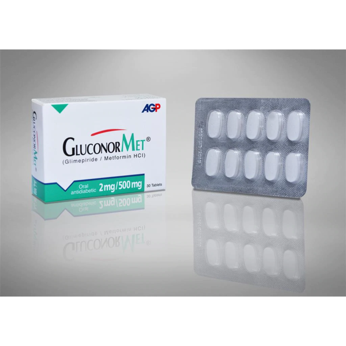 Gluconormet 2mg 500mg Tablets