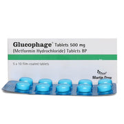 Glucophage 500mg Tablets (50s)