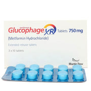 Glucophage Xr 750mg Tablets