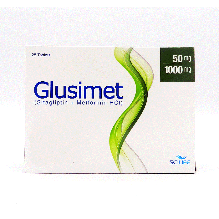 Glusimet 50mg 1000mg Tablets