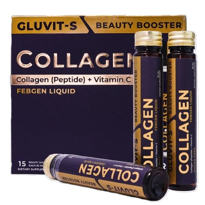 Gluvit S Collagen Febgen Liq Sfree 15s