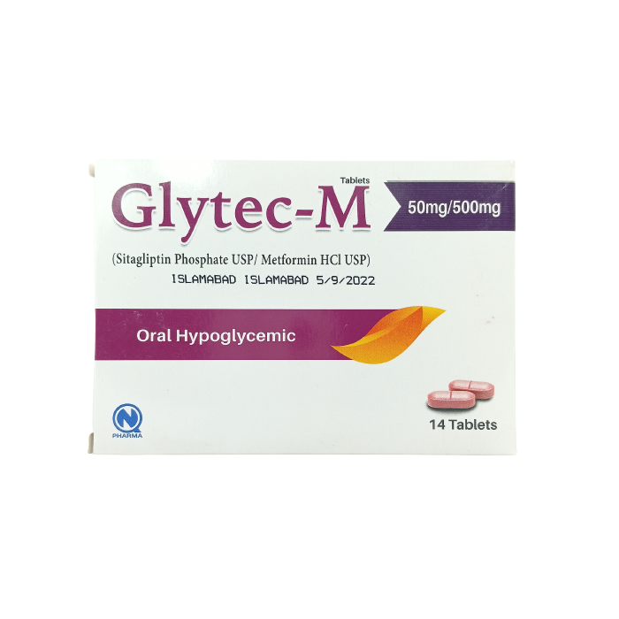 Glytec M 50mg 500mg Tablets