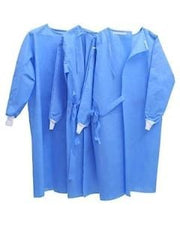 Gown Cotton Blue V Care