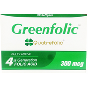 Greenfolic 300mcg Softgel Capsules (30s)