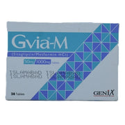 Gvia M 50mg 1000mg Tablets 28s