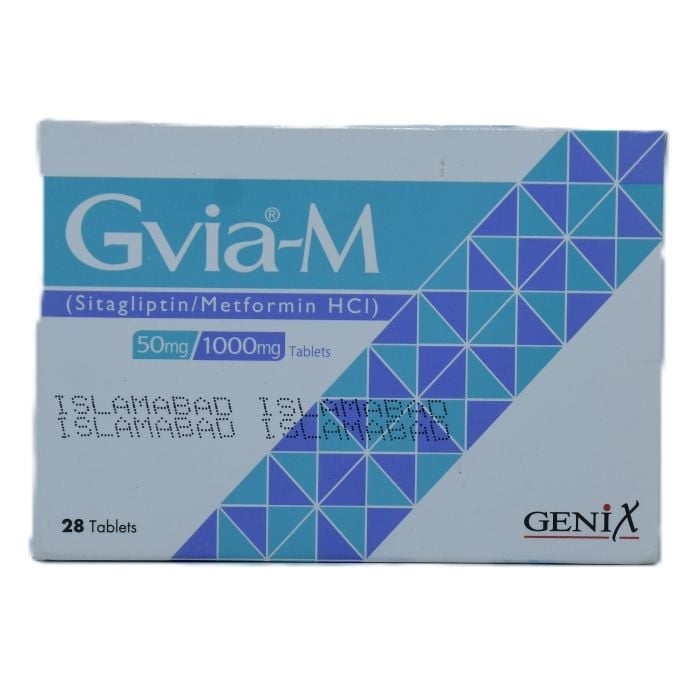 Gvia M 50mg 1000mg Tablets 28s
