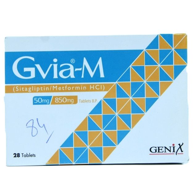 Gvia M 50mg/850mg Tablets (28s)