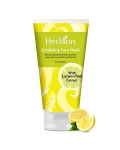 Herbion Naturals Face Wash 100ml Exfoliating Lemon