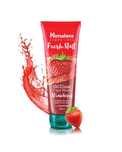 Himalaya Face Wash 100ml Fresh Start Oil Clear Strawberry.