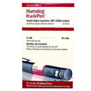 Humalog Kwikpen 100U/Ml Pre-Filled Pen