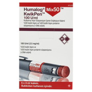 Humalog Kwikpen Mix 50 Pre-Filled Pen (5s)