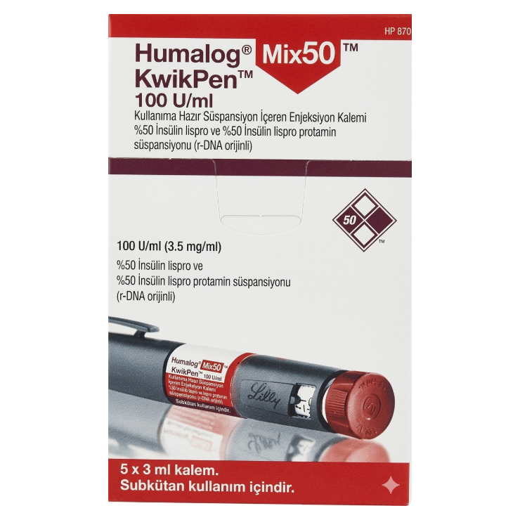 Humalog Kwikpen Mix 50 Pre-Filled Pen (5s)