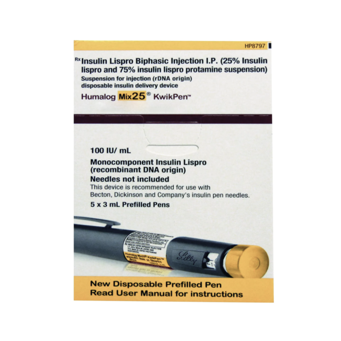 Humalog Mix 25 Cartridges 3ml