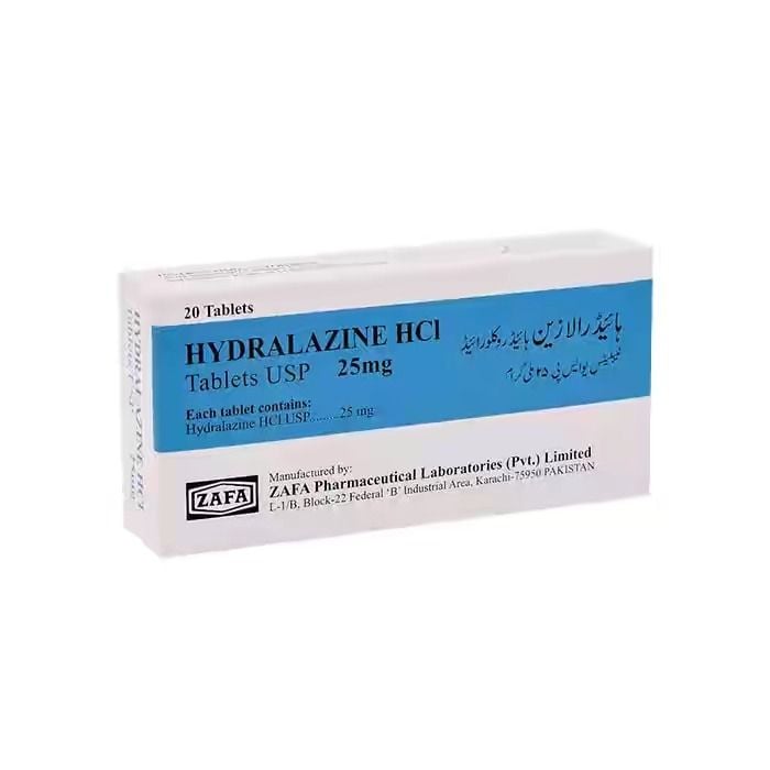 Hydralazine Hcl 25mg Tablets