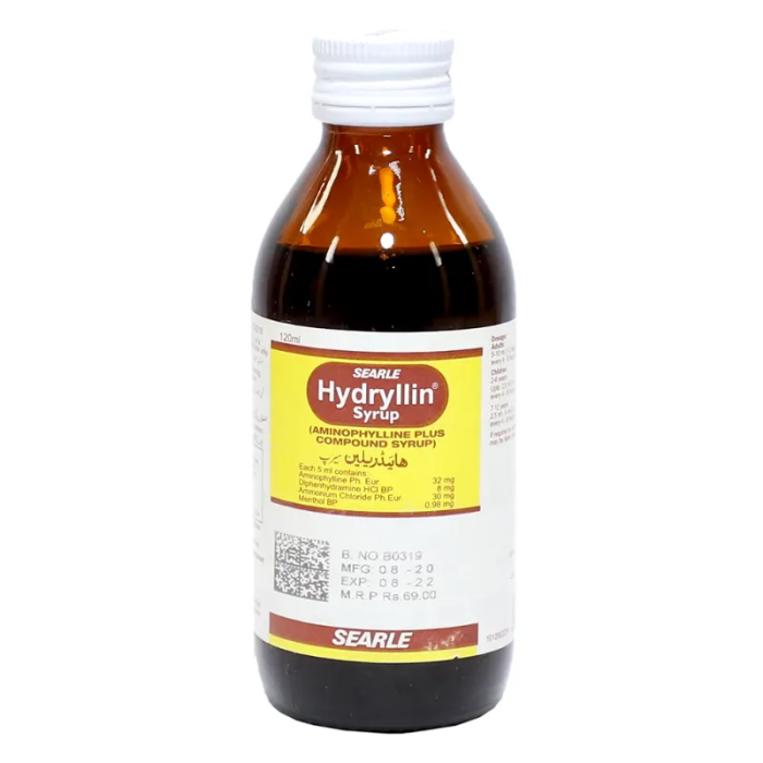 Hydryllin 120ml Syp