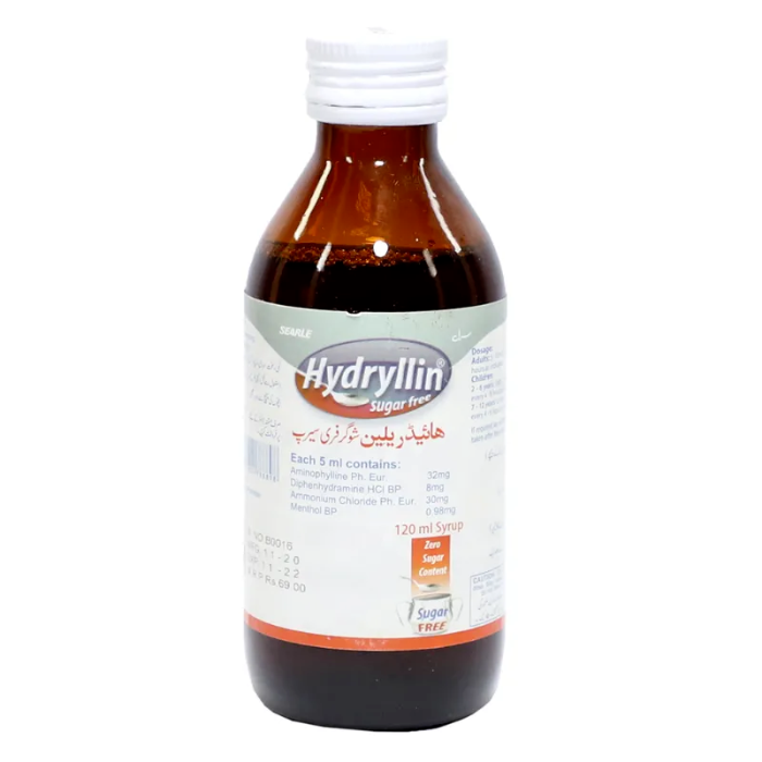 Hydryllin Sugar Free Syrup 120ml