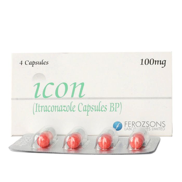Icon 100mg Capsules (4s)