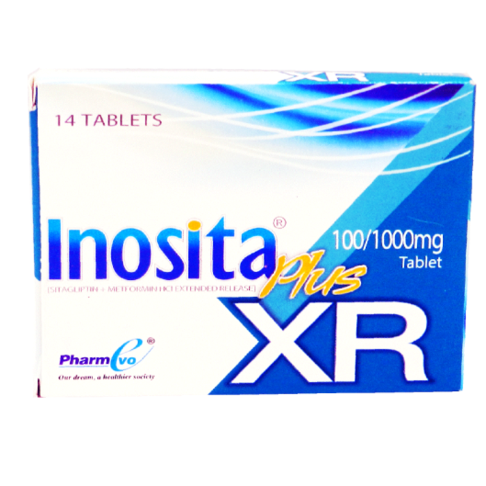 Inosita Plus XR 100mg/1000mg Tablets (14s)