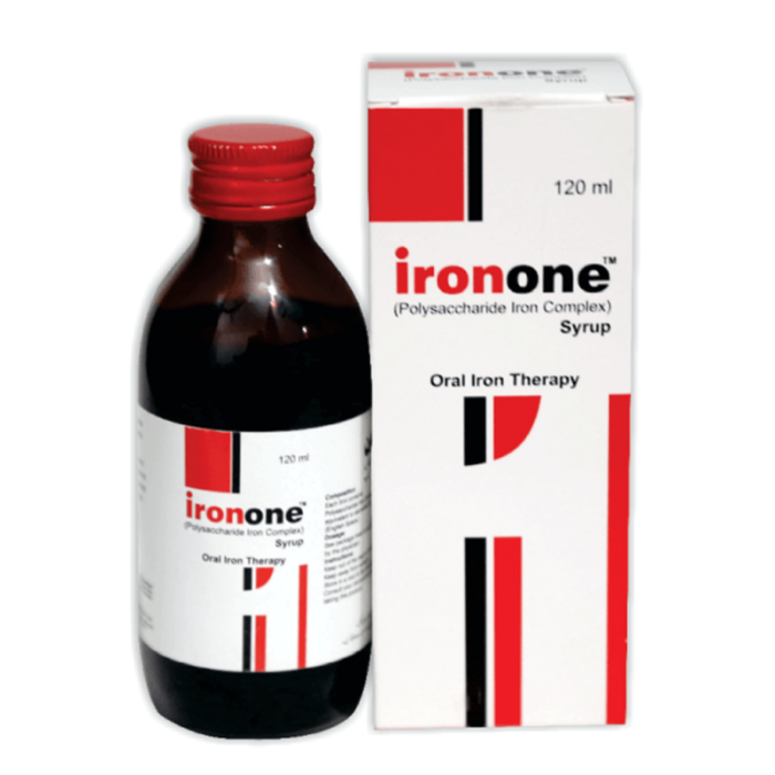 Ironone Syp 120ml – Al-Rehman Pharmacy & Cosmetics