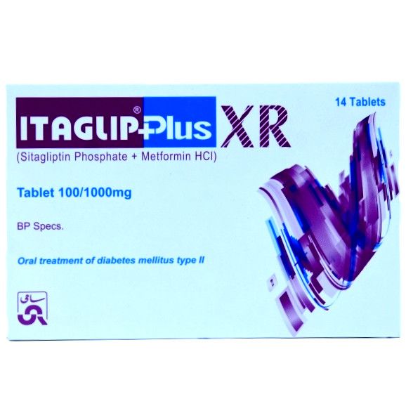 Itaglip Plus XR 100mg/1000mg Tablets (14s)