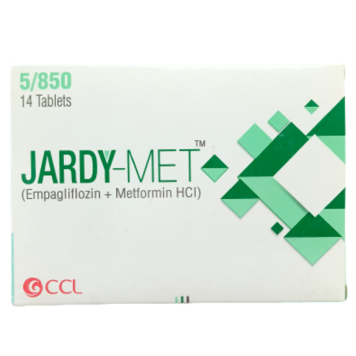 Jardy Met 5mg/500mg Tablets (14s)