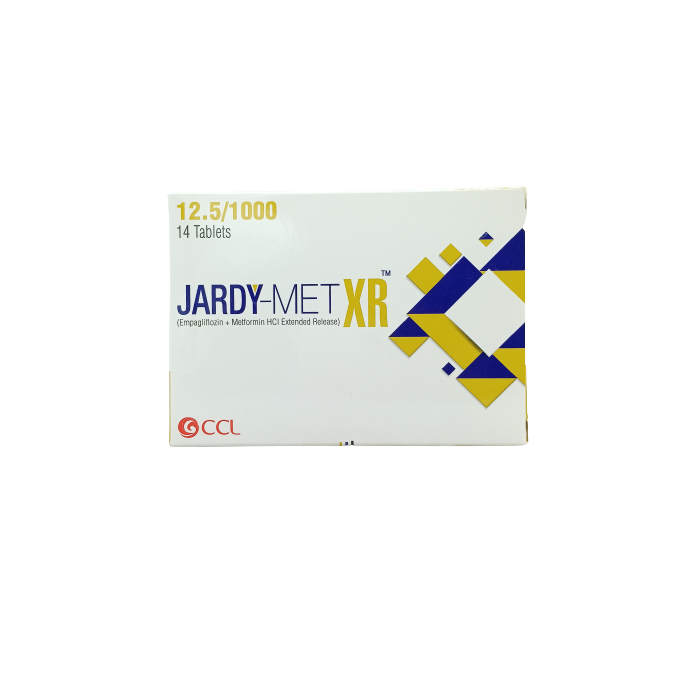 Jardy Met Xr 12.5mg 1000mg Tablets