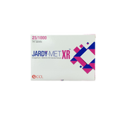 Jardy Met Xr 25mg 1000mg Tablets