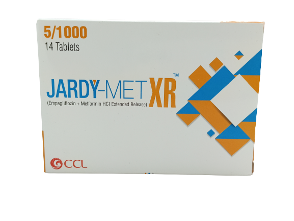 Jardy Met XR 5mg/1000mg Tablets (14s)