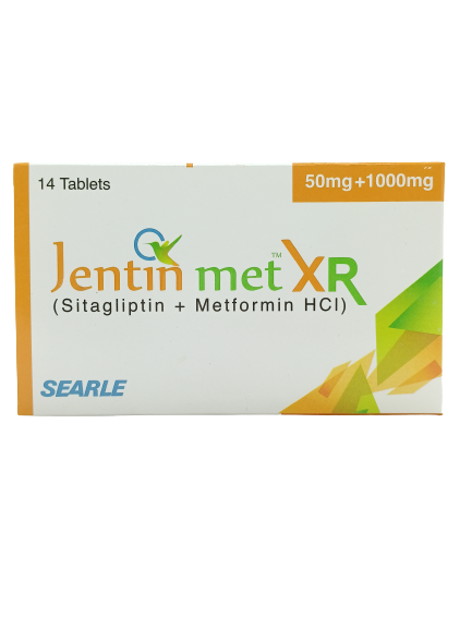 Jentin Met XR 50mg/1000mg Tablets (14s)