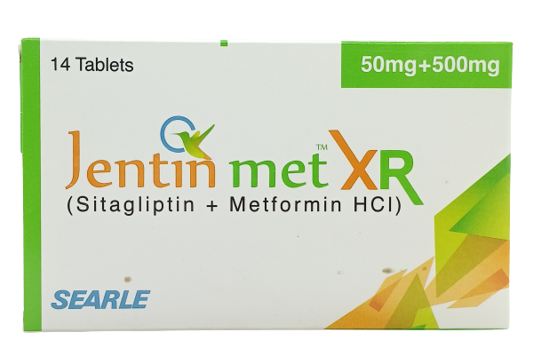 Jentin Met XR 50mg/500mg Tablets (14s)