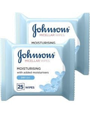 Johnsons Micellar Wipes All  Skin 25s