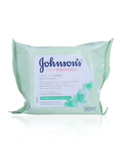 Johnsons Micellar Wipes Daily Essentials Skin 25s
