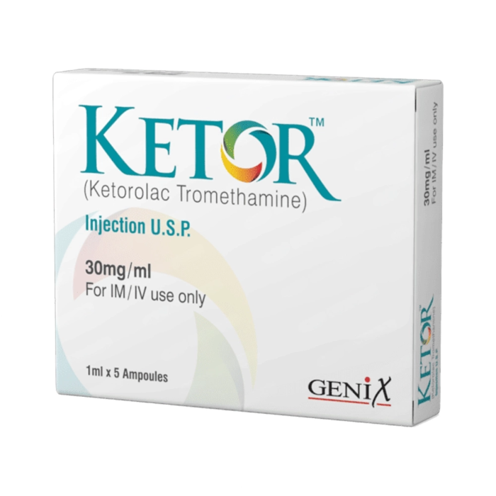 Ketor 30mg/ml Injection (5s)