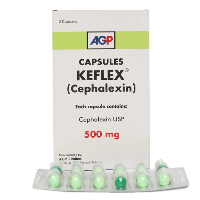 Keflex 500mg Capsules