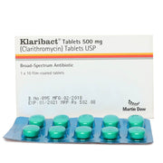 Klaribact 500mg Tablets (10s)