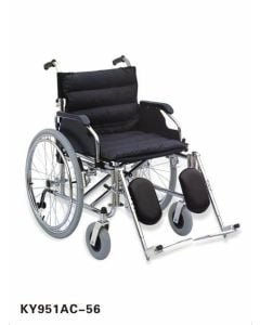 Ky 951ac 56 Heavy Duty Wheelchair With Foldable Backrest