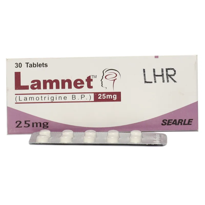 Lamnet 25mg Tablets