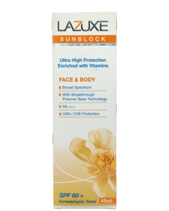 Lazuxe Sun Block Spf 60 45ml