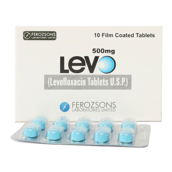 Levo 500mg Tablets (10s)