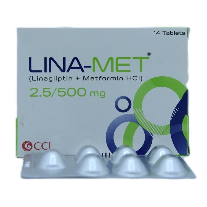 Lina Met 2.5 500mg Tab 14s