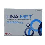 Lina Met 2.5 850mg Tab 14s