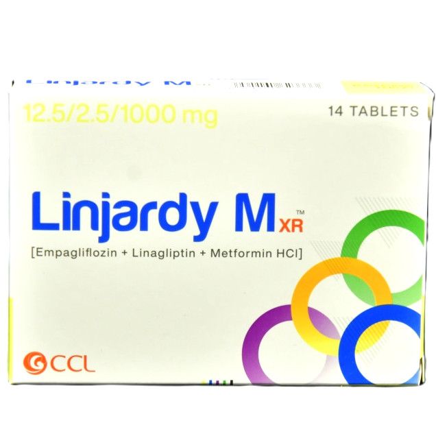 Linjardy Mxr 12.5mg/2.5mg/1000mg Tablets (14s)