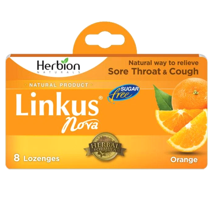 Linkus Nova Sugar Free Lozenges Orange (8X12S)