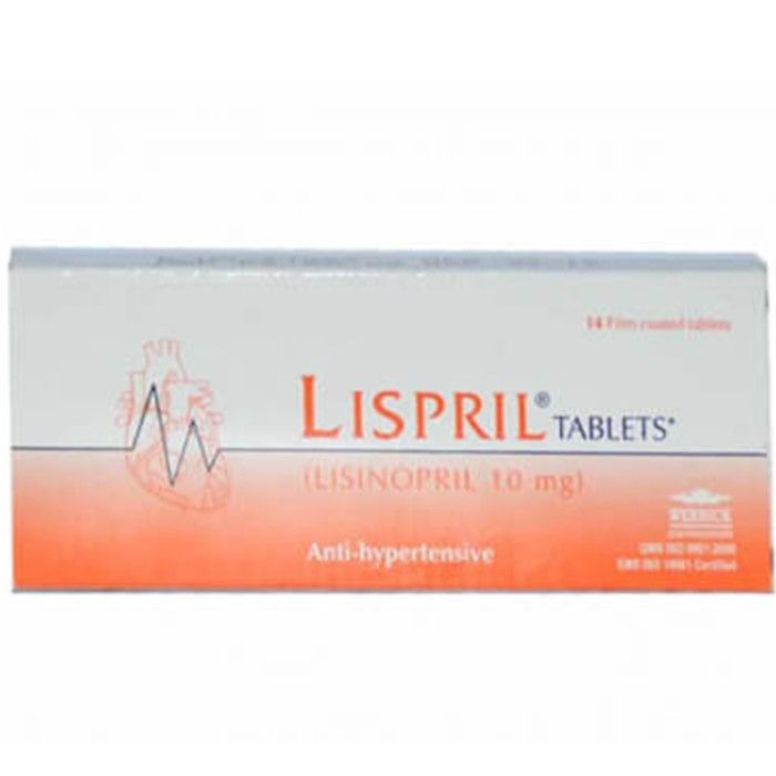 Lispril 10mg Tablets (14s)