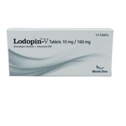 Lodopin V 10mg/160mg Tablets (14s)