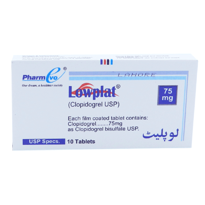 Lowplat 75mg Tablets (10s)