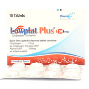 Lowplat Plus 75mg/150mg Tablets (10s)