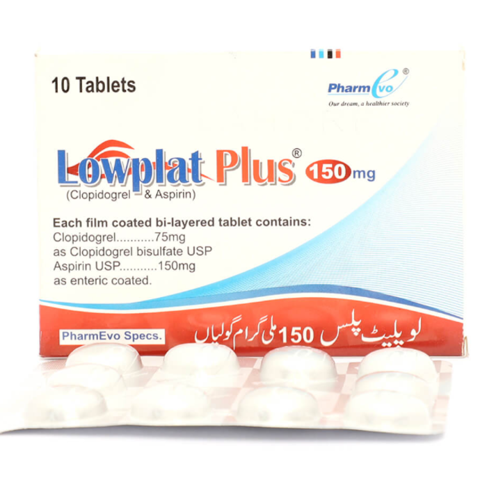 Lowplat Plus 75mg/150mg Tablets (10s)
