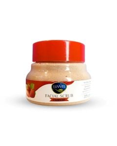 Luvvel facial scrub strawberry 225g
