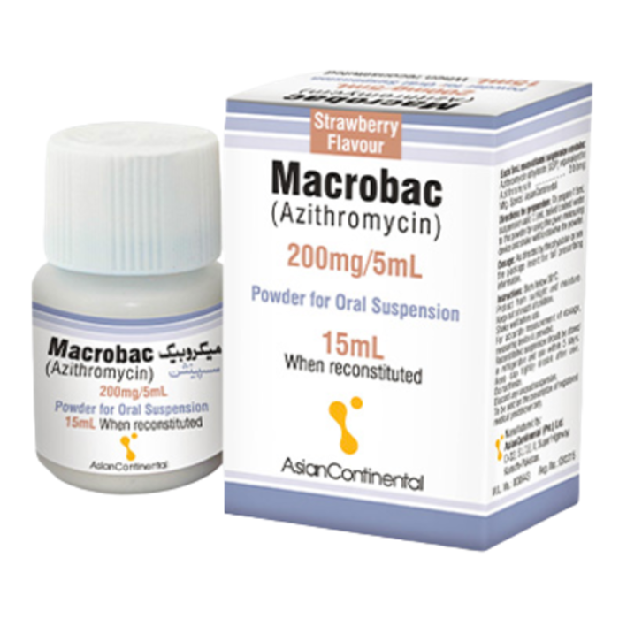 Macrobac 200mg 15ml Syrup